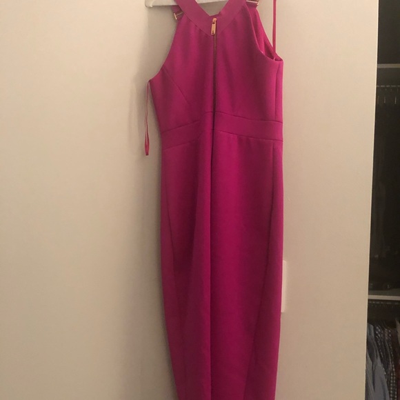 Ted Baker cocktail dress fuschia/hot pink - Picture 2 of 5